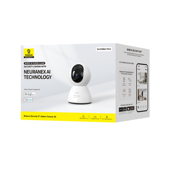 IP-камера відеоспостереження Baseus Security P1 Indoor Camera 3K Білий EU