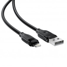 Кабель ACEFAST C16-06, USB to iP, 2.4A, 2m, TPE, TPU connectors, Black (6974316286271)