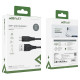 Кабель ACEFAST C3-04 USB to Type-C 3A, 1.2m, TPE, TPE connectors, Black (6974316280866)