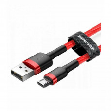 Кабель Baseus Cafule Cable USB For Micro 2.4A 1m Червоний+Червоний
