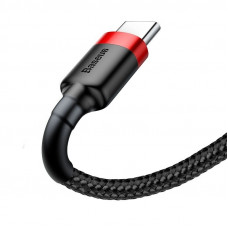 Кабель Baseus Cafule Cable USB For Type-C 3A 1m Red+Black (CATKLF-B91)