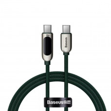 Кабель Baseus Display Fast Charging Data Cable Type-C to Type-C 100W 2m Green