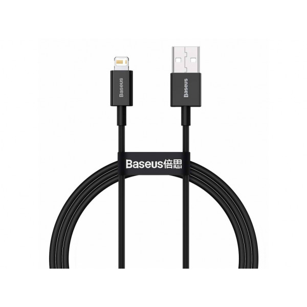 Кабель Baseus Superior Series USB to iP 2.4A 2m Black (CALYS-C01)