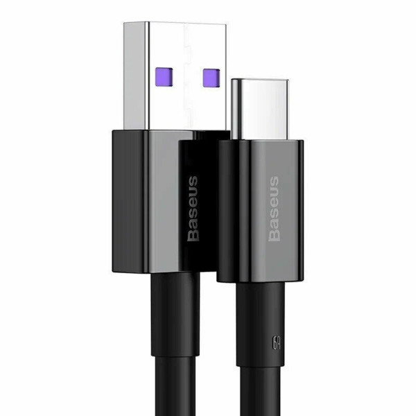 Кабель Baseus Superior Series USB to Type-C 66W 2m Чорний