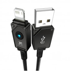 Кабель Baseus Unbreakable Series Fast Charging Data Cable USB to iP 2.4A 2m Cluster Чорний
