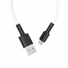 Кабель BOROFONE BX31 USB to Type-C 3A, 1m, silicone, TPE connectors, Білий