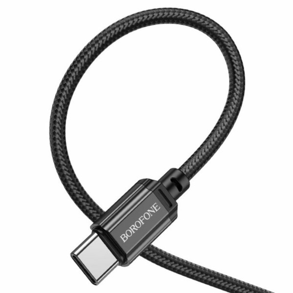 Кабель BOROFONE BX87 Sharp charging data cable for Type-C Чорний