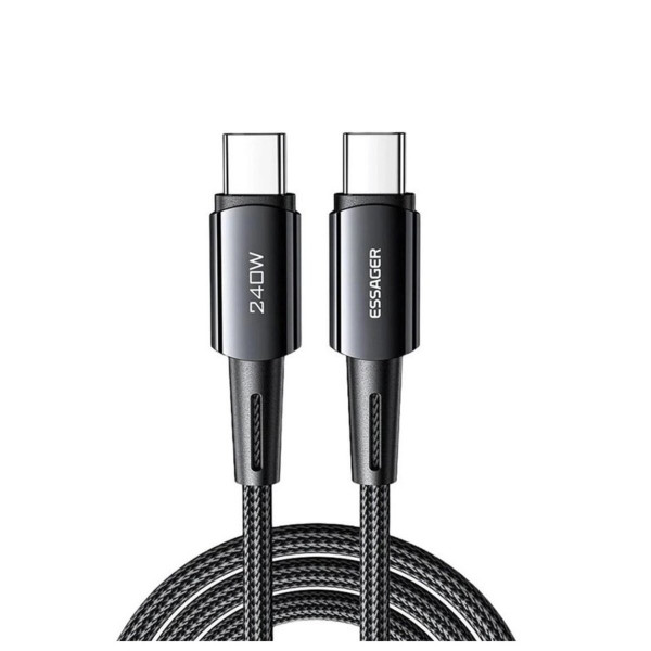 Кабель Essager Sunset C-C 240W Data cable 1m grey (EXCTT3-CG0G-P)