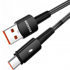 Кабель Essager Sunset USB A to Type C 120W USB Charging Cable 2m чорний (EXC120-CGA01-P)