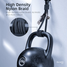 Кабель Essager Universal 540 Ratate 3A Magnetic USB Charging Cable Lightning 1m grey (EXCCXL-WX0G)