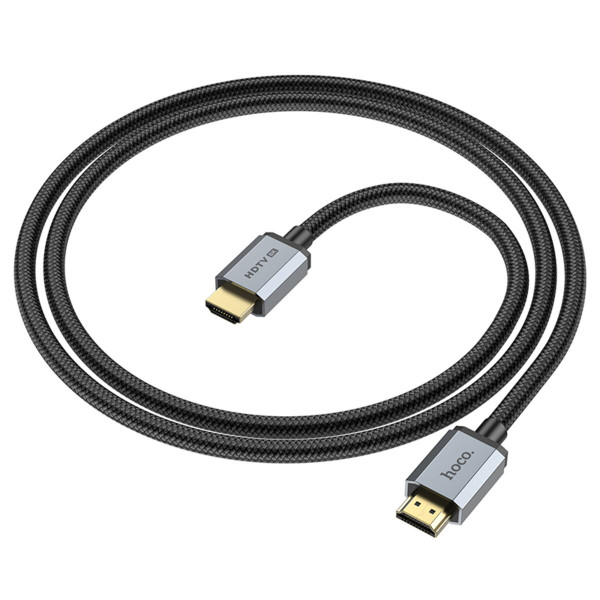 Кабель HOCO US03 HDTV 2.1 Male to Male 8K ultra HD data cable(L=1M) Black
