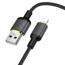 Кабель HOCO X128 Benefit charging data cable iP Black (6942007681070)