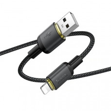 Кабель HOCO X128 Benefit charging data cable iP Black (6942007681070)