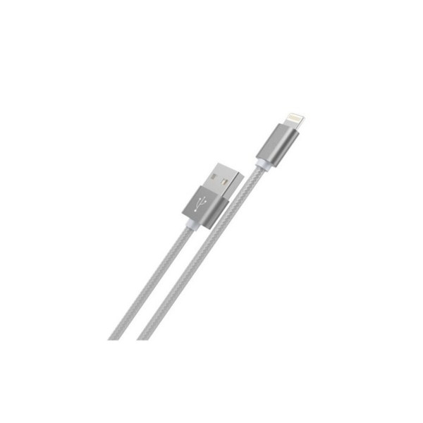 Кабель HOCO X2 USB to iP 2.4A, 1m, nylon, aluminum connectors,Tarnish