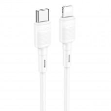 Кабель HOCO X83 Type-C to iP 20W, 1m, PVC, PVC connectors, Білий