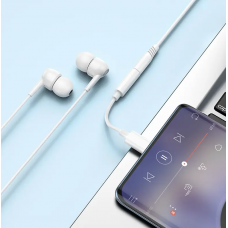 Кабель-перехiдник HOCO LS35 Type-C to 3.5mm digital audio converter White