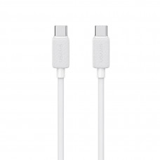 Кабель Usams US-SJ691 60W Striped Data Cable Type-C To Type-C-KY Series 1M білий