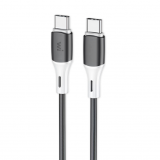 Кабель Wibrand Mamba 60W silicone charging data cable 1m C to C Black (WI.DC/MA1B-CC)