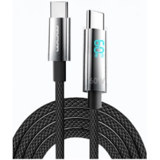 Кабель WUW-X214 Type-C to Type-C PD60W 1m Black (WUW-X214)