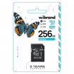 Карта пам'яті microSDXC (UHS-1 U3) Wibrand 256Gb class 10 (adapter SD) (WICDHU3/256GB-A)