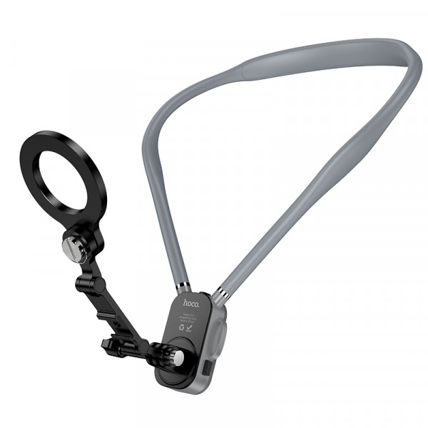 Кріплення для телефона на шию HOCO K31 Campo magnetic neck-hanging holder Black Gray (6942007664646)