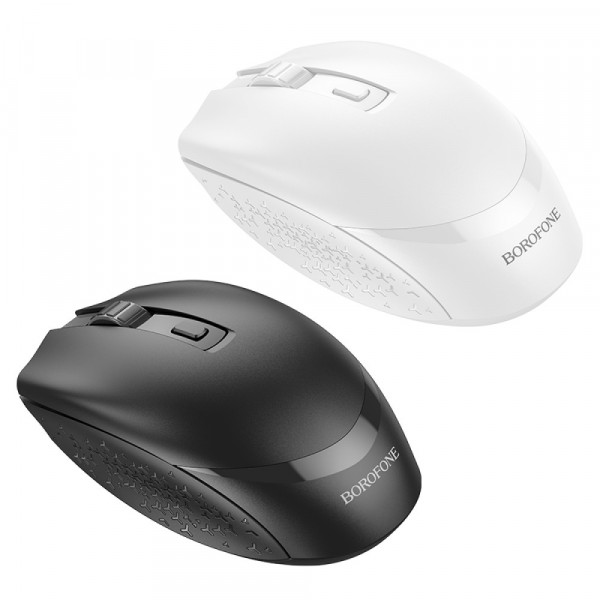 Маніпулятор миша BOROFONE BG7 Platinum 2.4G business wireless mouse Black (6974443389982)