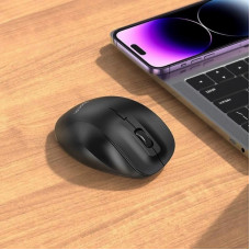 Маніпулятор миша HOCO GM24 Mystic six-button dual-mode business wireless mouse Black (6931474799432)
