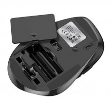 Маніпулятор миша HOCO GM24 Mystic six-button dual-mode business wireless mouse Black (6931474799432)