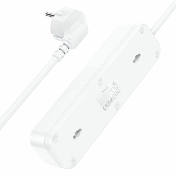 Мережевий подовжувач HOCO NS2 3-position extension cord socket(including 3*USB output) White