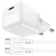 Мережевий зарядний пристрій ACEFAST A77 mini PD30W GaN single USB-C charger set (C3-03) White