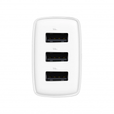 Мережевий зарядний пристрій Baseus Compact Charger 3U 17W EU White (CCXJ020102)