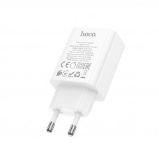 Мережевий зарядний пристрій HOCO C143A Benefit single port PD20W charger White (6942007652063)
