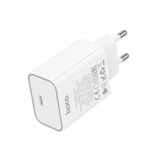 Мережевий зарядний пристрій HOCO C143A Benefit single port PD20W charger White (6942007652063)