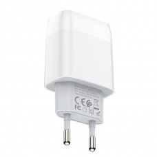 Мережевий зарядний пристрій HOCO C73A Glorious dual port charger 12W White (6931474712912)