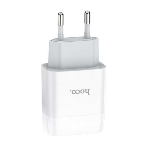 Мережевий зарядний пристрій HOCO C73A Glorious dual port charger 12W White (6931474712912)