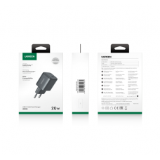 Мережевий зарядний пристрій UGREEN X512 20W USB-C GaN Fast Charger EU Black (UGR-55553)