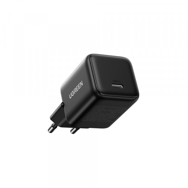 Мережевий зарядний пристрій UGREEN X512 20W USB-C GaN Fast Charger EU Black (UGR-55553)