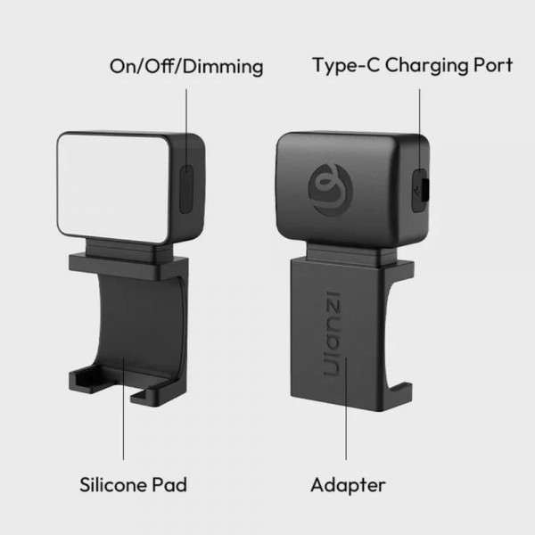 Накамерне світло Ulanzi LM001 Pocket 3 Magnetic Mini Light (L168)