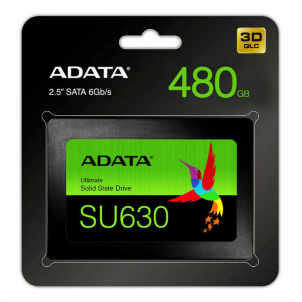Накопичувач SSD ADATA Ultimate SU630 480GB 2.5" SATA III 3D QLC
