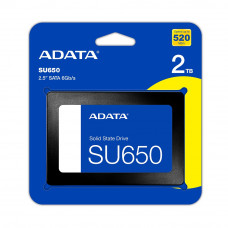 Накопичувач SSD ADATA Ultimate SU650 2TB 2.5" SATA III 3D NAND (ASU650SS-2TT-R)