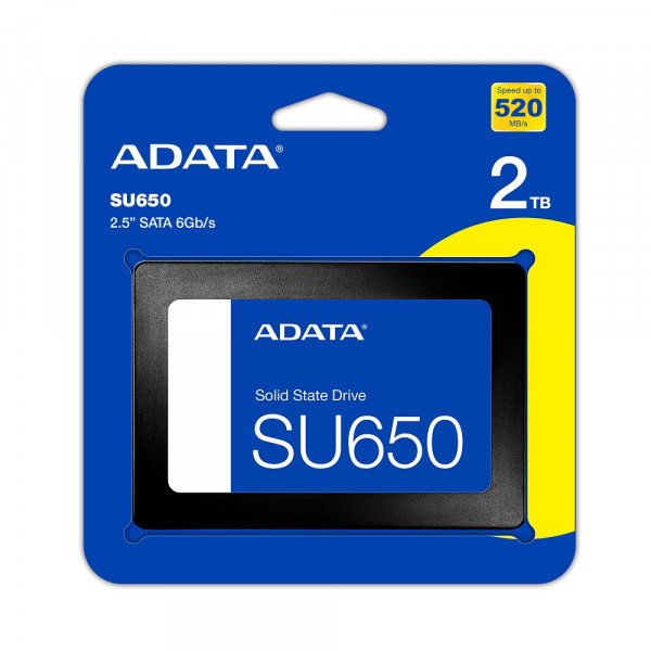 Накопичувач SSD ADATA Ultimate SU650 2TB 2.5" SATA III 3D NAND (ASU650SS-2TT-R)
