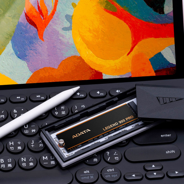Накопичувач SSD M.2 ADATA LEGEND 900 PRO 1TB 2280 PCIe Gen 4x4 3D NAND Read/Write: 7400/6000 MB/sec (SLEG-900P-1TCS)
