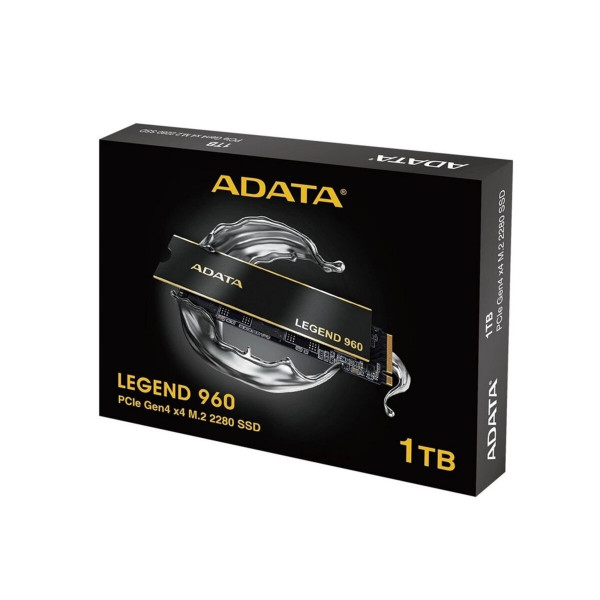 Накопичувач SSD M.2 ADATA LEGEND 960 1TB 2280 PCIe Gen 4x4 3D NAND Read/Write: 7400/6000 MB/sec