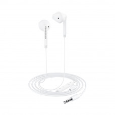 Навушники ACEFAST L14 3.5mm semi-in-ear wired earphones with mic White (6974316286707)