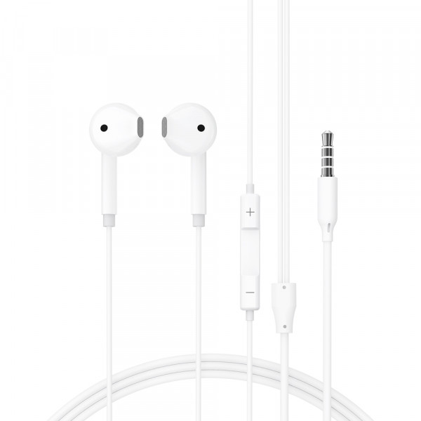 Навушники ACEFAST L14 3.5mm semi-in-ear wired earphones with mic White (6974316286707)
