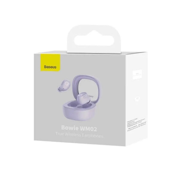 Навушники Baseus Bowie WM02 True Wireless Earphones Purple