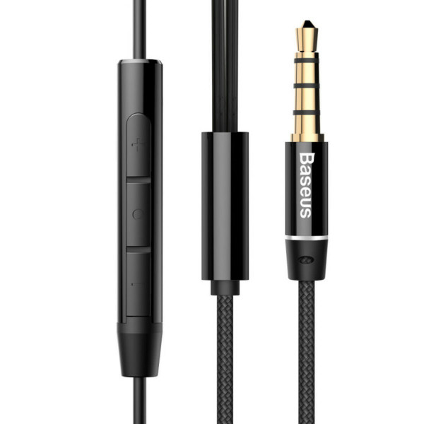 Навушники Baseus Encok H06 lateral in-ear Wire Earphone Чорний 3.5 mini-jack