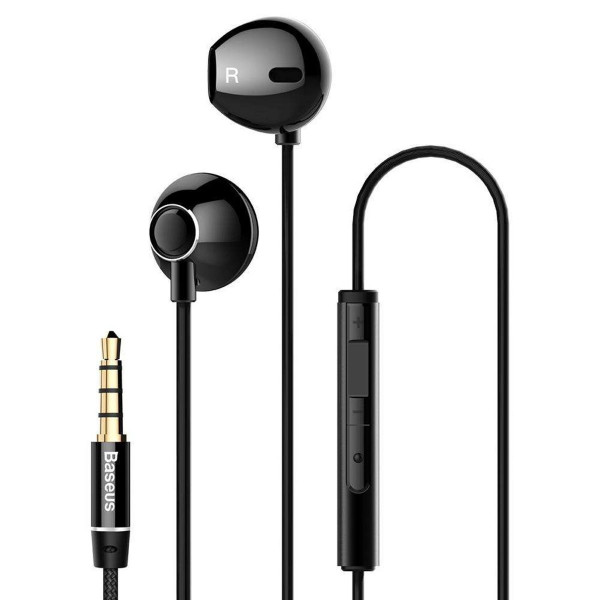 Навушники Baseus Encok H06 lateral in-ear Wire Earphone Чорний 3.5 mini-jack