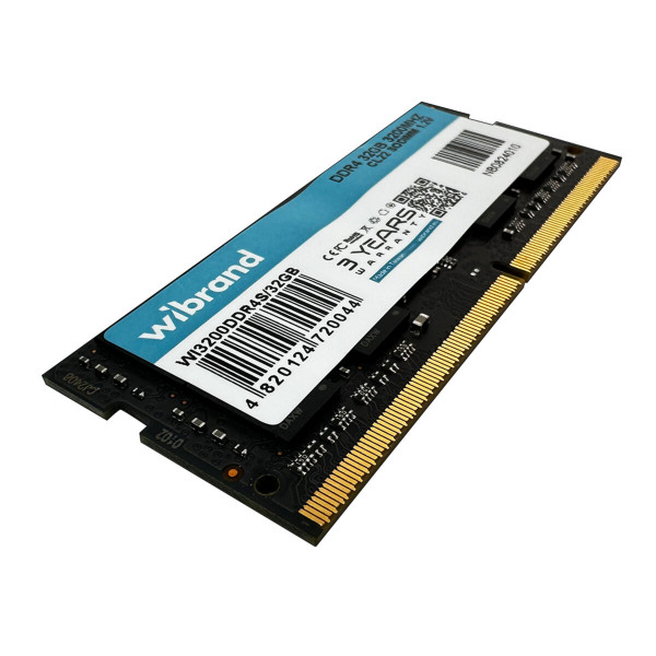 Оперативна пам'ять DDR4 Wibrand 32GB 3200MHz CL22 SODIMM