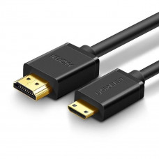 Перехідник UGREEN Mini HDMI to HDMI 4K Cable Male to Male Чорний 1.5m